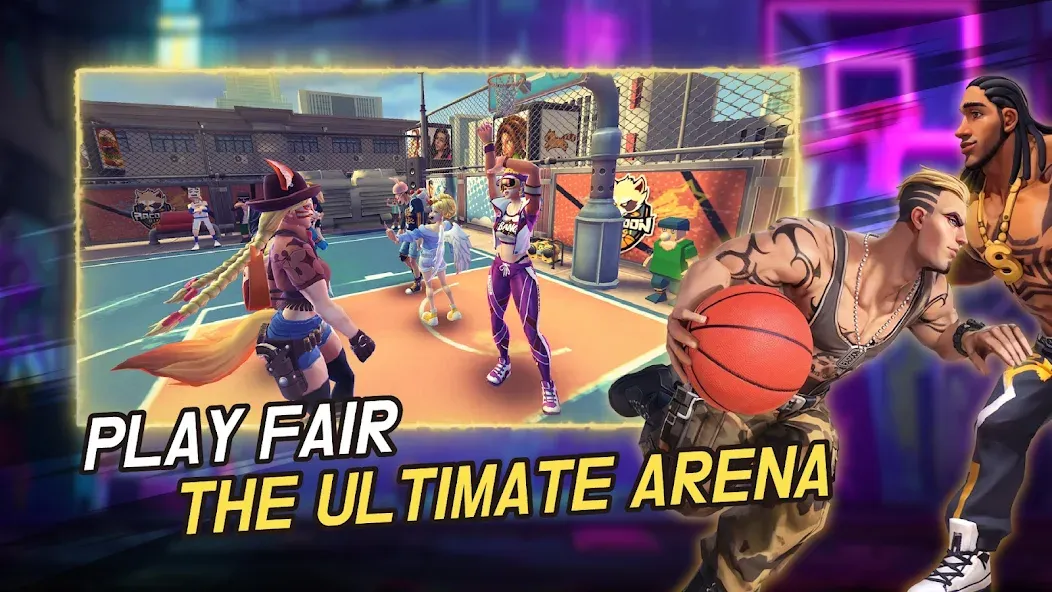 Streetball Allstar (тритбол Оллстар) [МОД Много денег] APK Android Screenshot 2