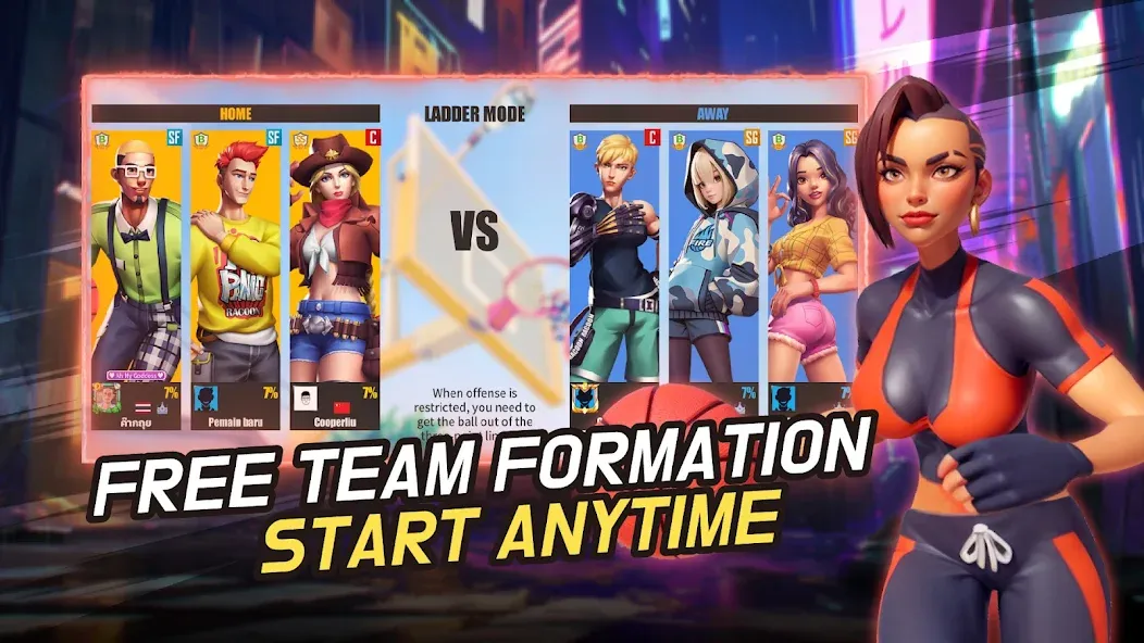 Streetball Allstar (тритбол Оллстар) [МОД Много денег] APK Android Screenshot 4