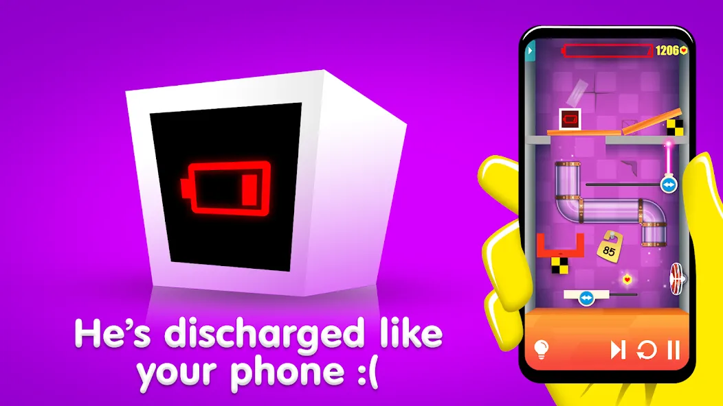Heart Box: physics puzzle game (Харт Бокс) [МОД Бесконечные монеты] APK Android Screenshot 2