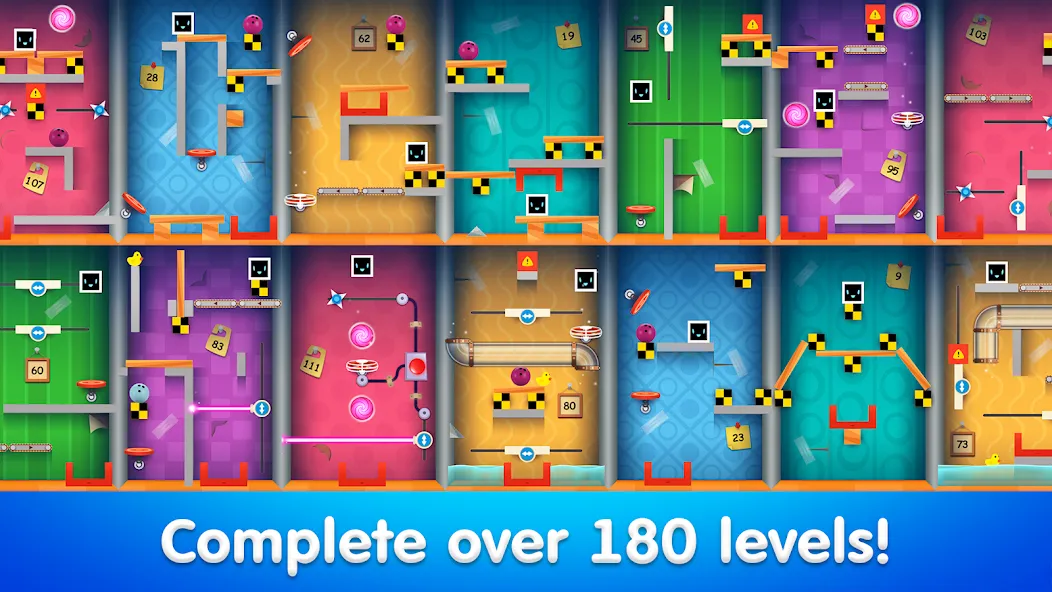 Heart Box: physics puzzle game (Харт Бокс) [МОД Бесконечные монеты] APK Android Screenshot 4