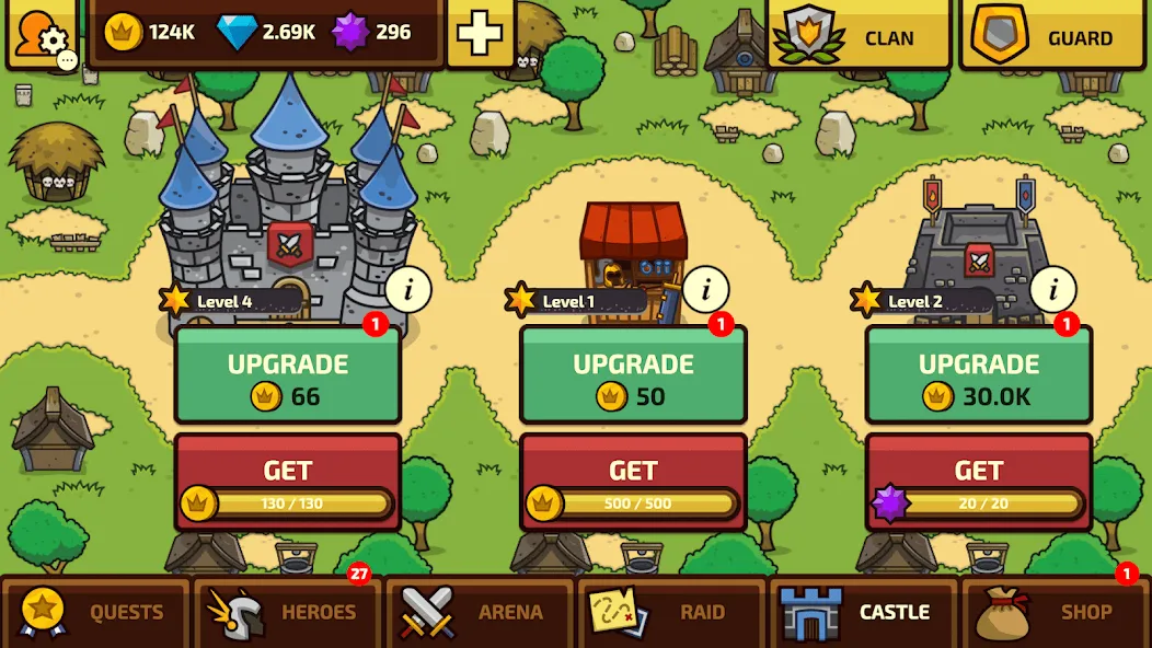 Raid Heroes: Total War [МОД Mega Pack] APK Android Screenshot 3