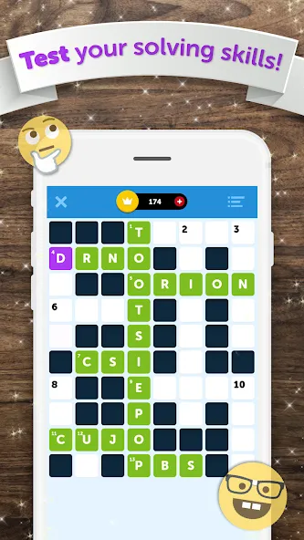 Crossword Quiz (Кроссворд Квиз) [МОД Бесконечные монеты] APK Android Screenshot 1