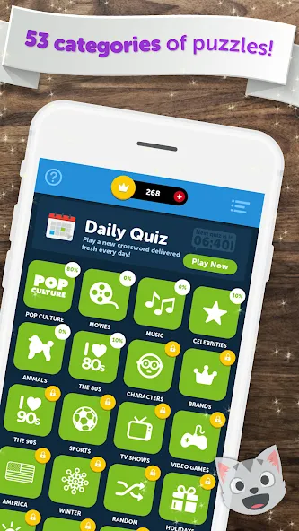 Crossword Quiz (Кроссворд Квиз) [МОД Бесконечные монеты] APK Android Screenshot 3
