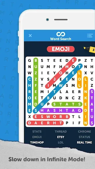 Infinite Word Search Puzzles (Инфинити ворд срч пазлы) [МОД Все открыто] APK Android Screenshot 4