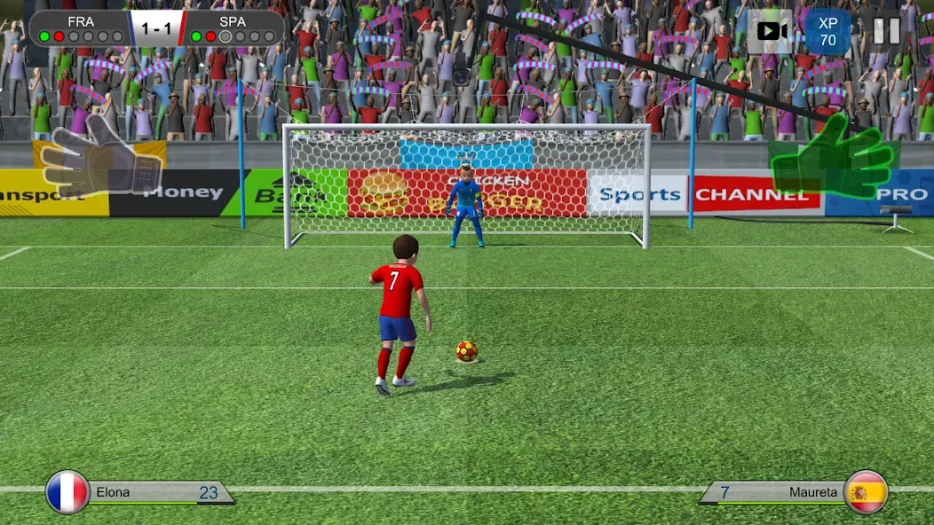 Pro Kick Soccer (Про Кик Сокер) [МОД Mega Pack] APK Android Screenshot 1
