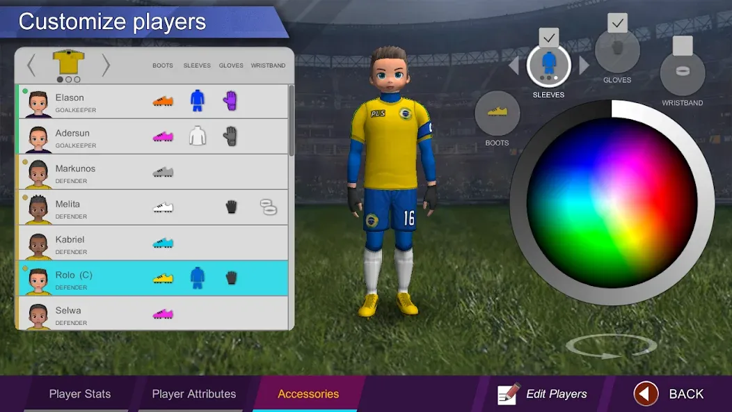 Pro League Soccer (Про лига футбола) [МОД Все открыто] APK Android Screenshot 4
