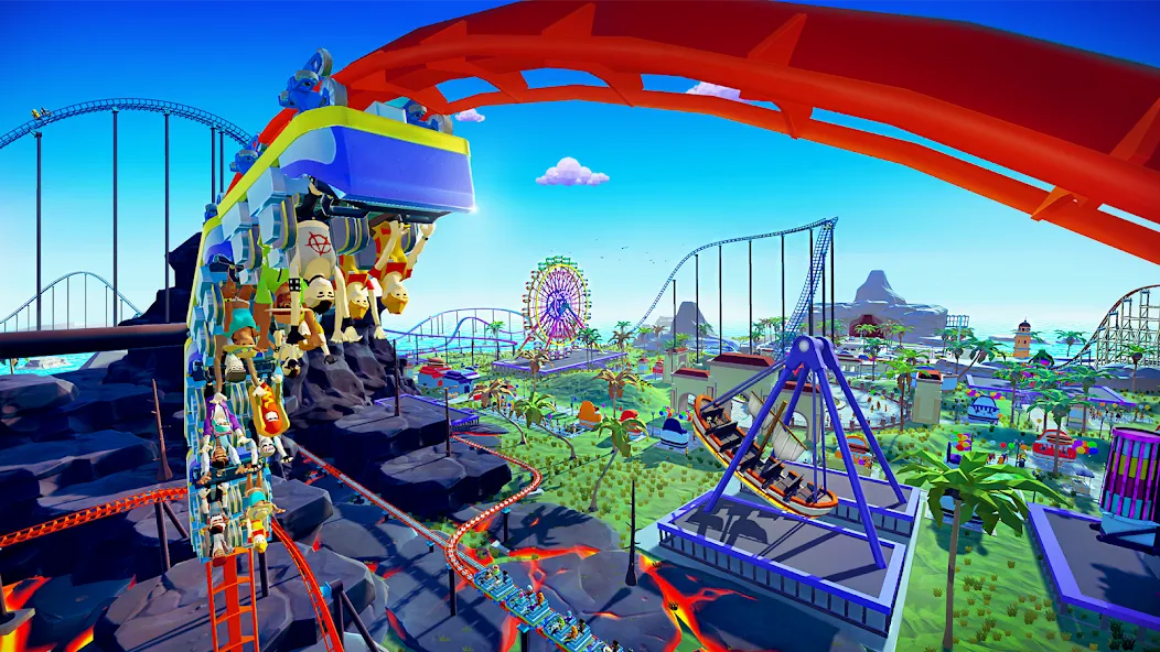 Real Coaster: Idle Game (Реал Коастер) [МОД Меню] APK Android Screenshot 1