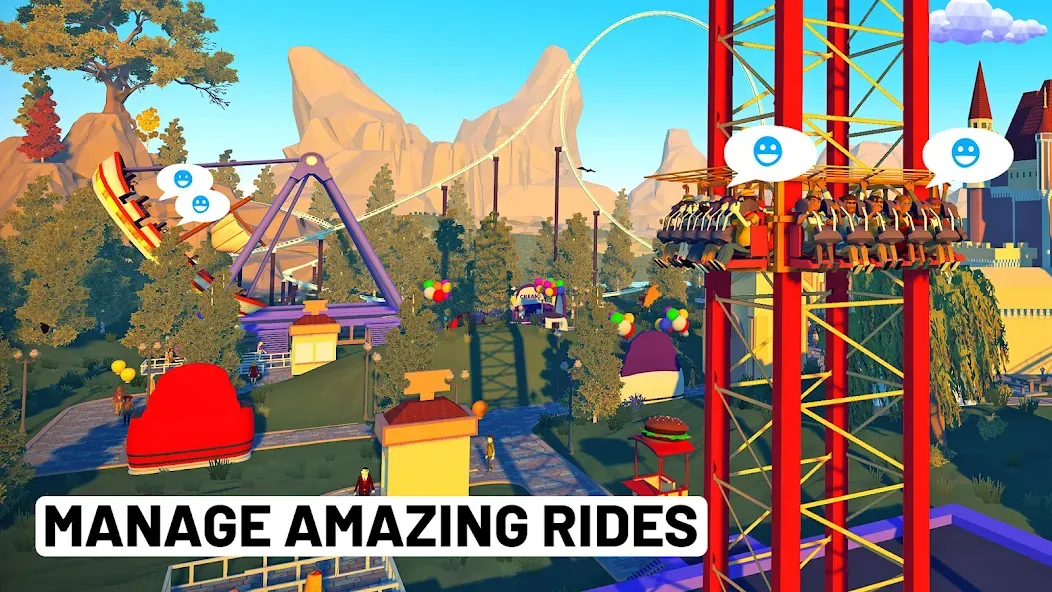 Real Coaster: Idle Game (Реал Коастер) [МОД Меню] APK Android Screenshot 2