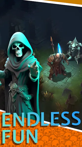 Necromancer Hero: Skeletons 3D (Некромантгерой) [МОД Все открыто] APK Android Screenshot 2