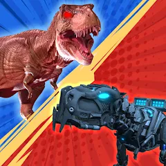 Dinosaur Monster Fight Battle (Бамбам Монстр Против 100 Дверей) [МОД Unlocked] APK Android