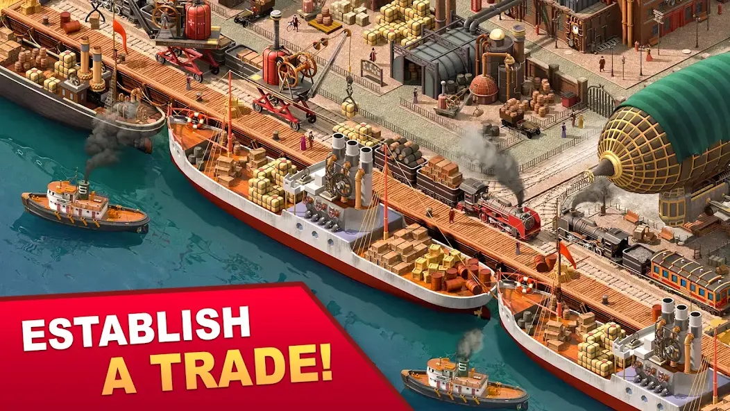 Steam City: Town building game (Стим Сити) [МОД Mega Pack] APK Android Screenshot 5