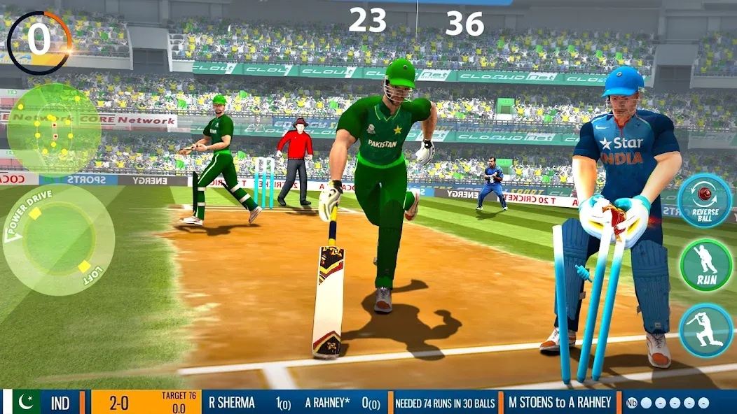 Indian Cricket Game Champion (Индийские чемпионы игры в крикет) [МОД Меню] APK Android Screenshot 2