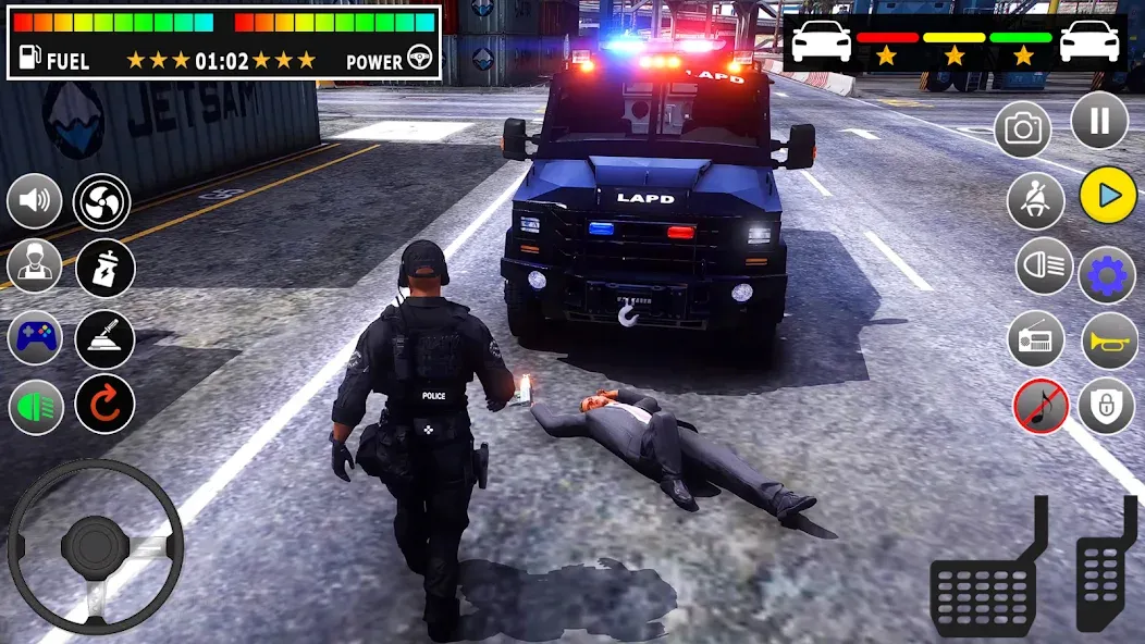 Police Games Simulator: PGS 3d [МОД Все открыто] APK Android Screenshot 5