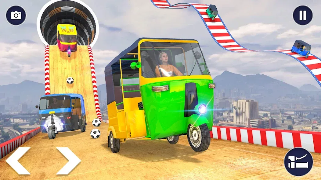 Tuk Tuk Auto Rickshaw Games 3D (Тук Тук Автомобильные рикши игры 3D) [МОД Unlocked] APK Android Screenshot 2