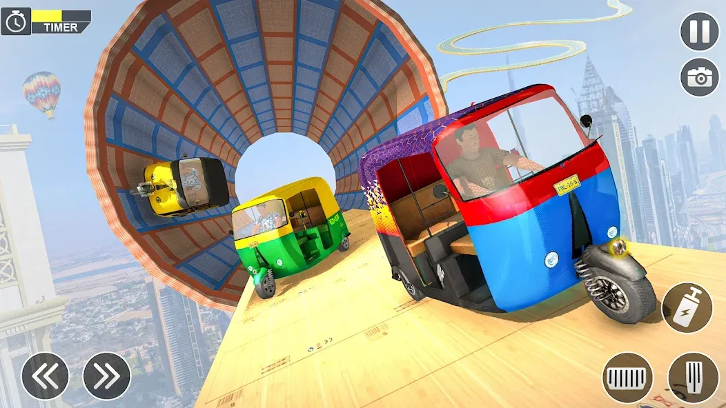Tuk Tuk Auto Rickshaw Games 3D (Тук Тук Автомобильные рикши игры 3D) [МОД Unlocked] APK Android Screenshot 4