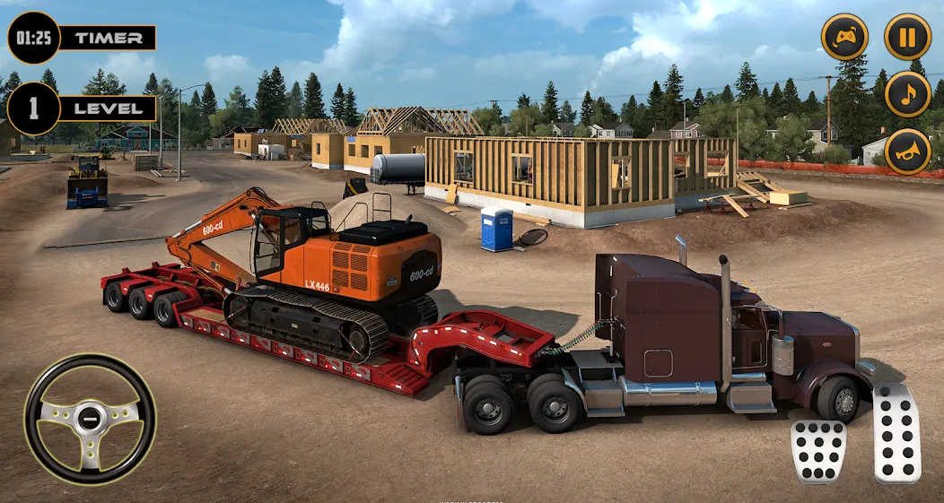 Real Excavator Simulator Games (Джей Си Би) [МОД Бесконечные монеты] APK Android Screenshot 2