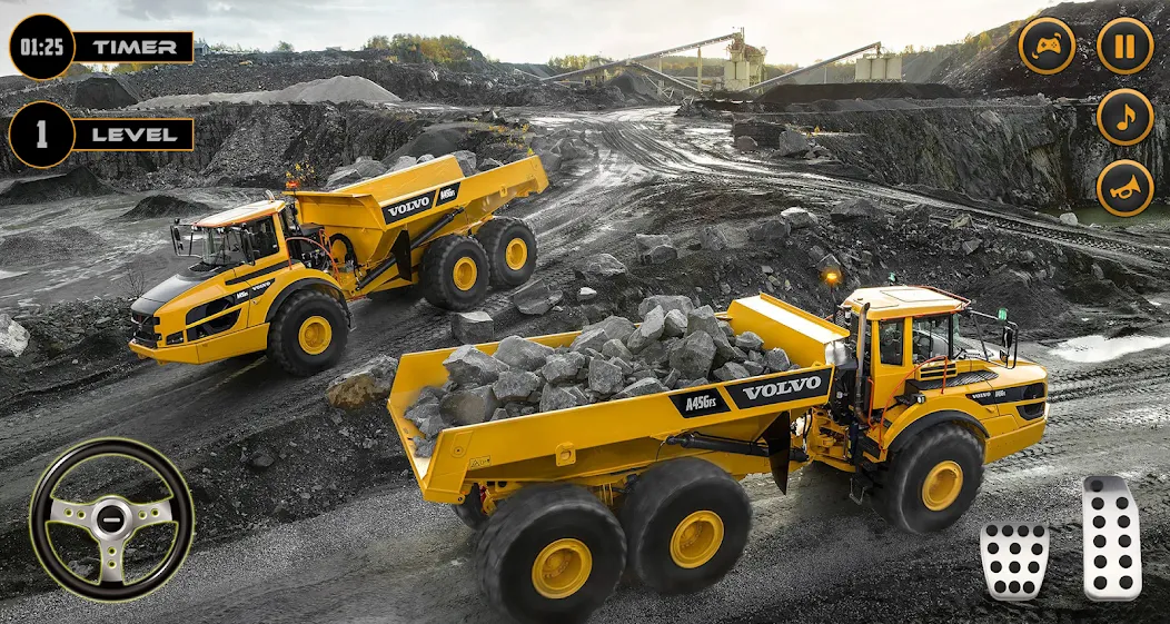 Real Excavator Simulator Games (Джей Си Би) [МОД Бесконечные монеты] APK Android Screenshot 3