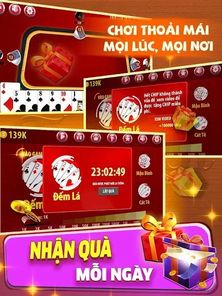 Tiến Lên Đếm Lá - Tien Len [МОД Все открыто] APK Android Screenshot 3