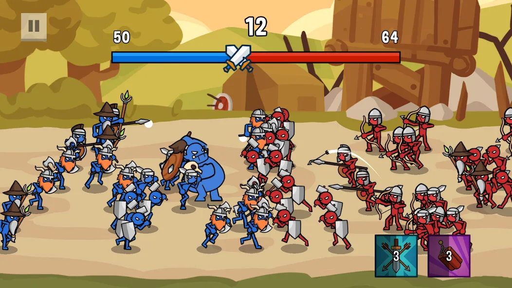 Stick Battle: War of Legions (Стик битва) [МОД Все открыто] APK Android Screenshot 1