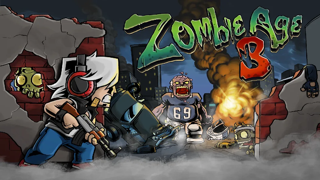 Zombie Age 3 Premium: Survival (Зомби Возраст 3 Премиум) [МОД Бесконечные монеты] APK Android Screenshot 1