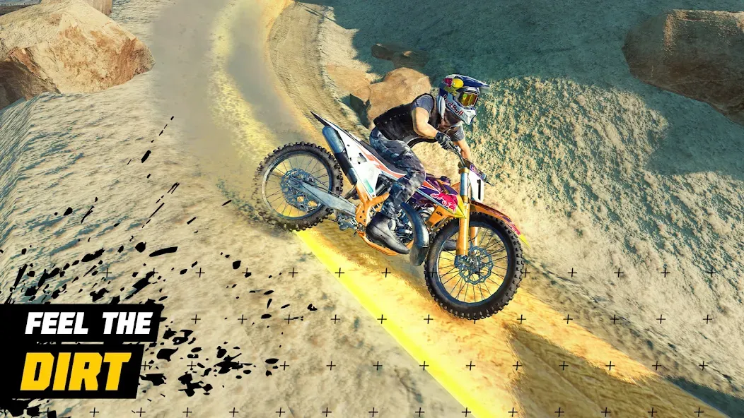 Dirt Bike Unchained: MX Racing (Дерт Байк Анчейнд) [МОД Много денег] APK Android Screenshot 4