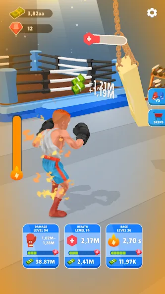 Tap Punch - 3D Boxing (Тап Панч) [МОД Unlocked] APK Android Screenshot 1