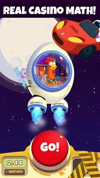 Chicken or Crash! Win Bitcoin. [МОД Бесконечные монеты] APK Android Screenshot 4