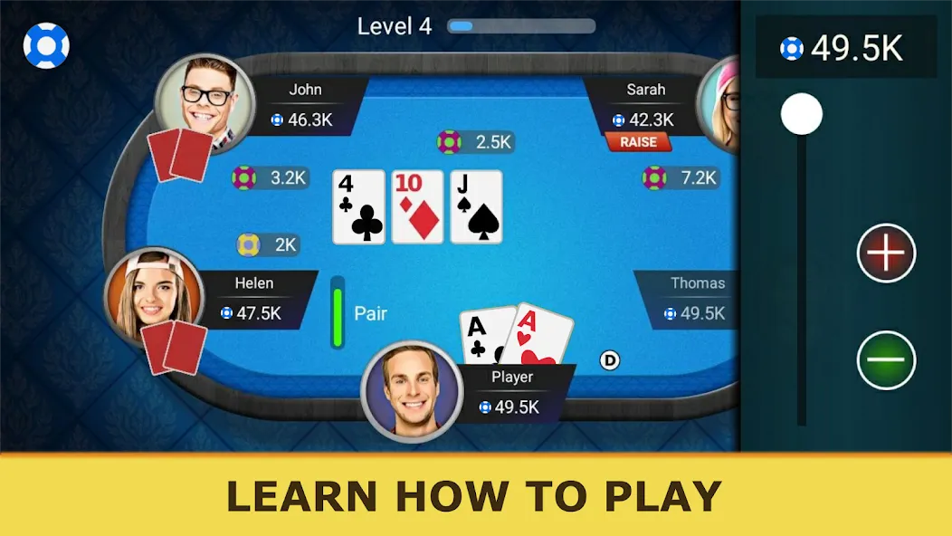 Poker Offline: Texas Holdem [МОД Много денег] APK Android Screenshot 3