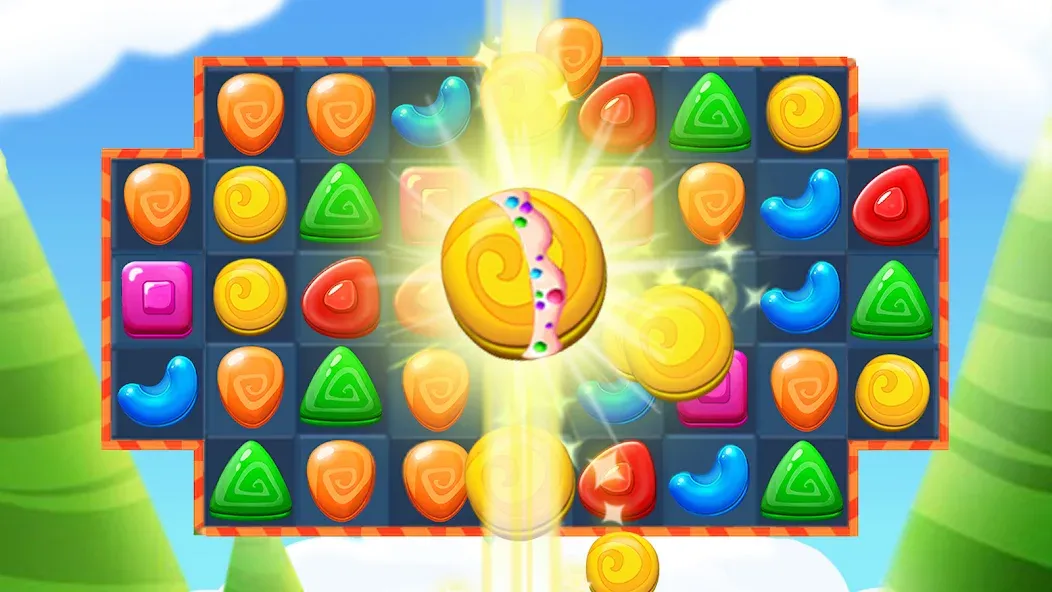 Cookie Jelly Match (Куки Джелли Матч) [МОД Premium] APK Android Screenshot 2