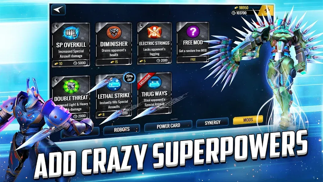 Ultimate Robot Fighting (Ультимейт Робот Файтинг) [МОД Много денег] APK Android Screenshot 4