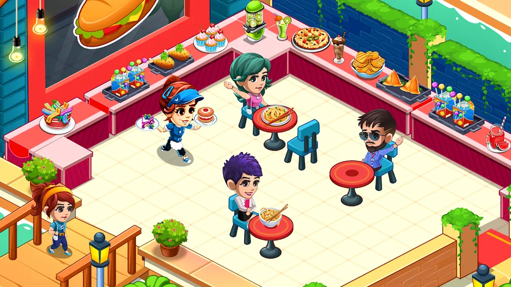Cooking Restaurant Kitchen (Кукинг Ресторан Китчен) [МОД Много денег] APK Android Screenshot 2