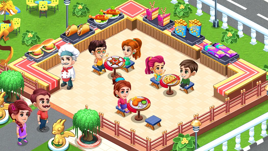 Cooking Restaurant Kitchen (Кукинг Ресторан Китчен) [МОД Много денег] APK Android Screenshot 4