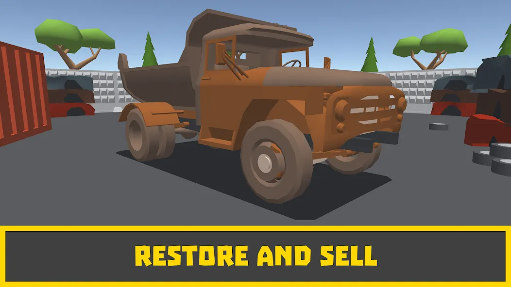Retro Garage - Car Mechanic [МОД Много денег] APK Android Screenshot 3