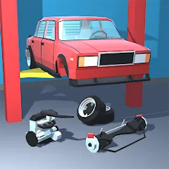 Retro Garage - Car Mechanic [МОД Много денег] APK Android