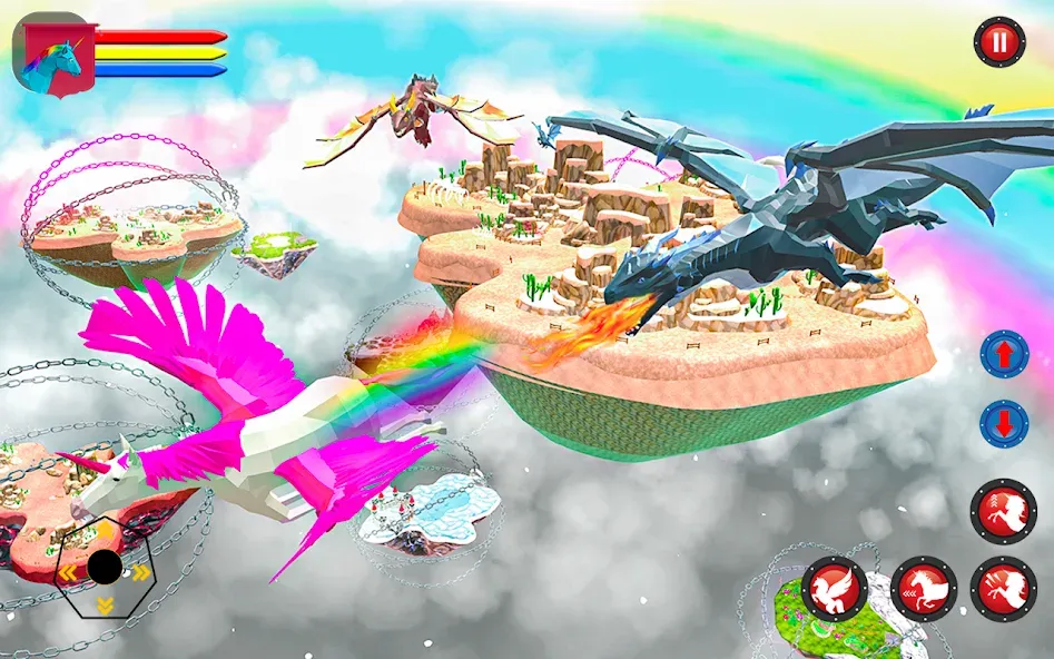 Flying Unicorn Pegasus Games [МОД Меню] APK Android Screenshot 1