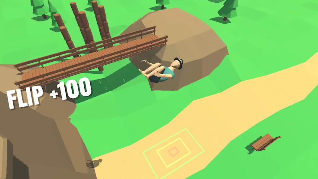 Flip Trickster - Parkour Simul (Флип Трикстер) [МОД Unlocked] APK Android Screenshot 1