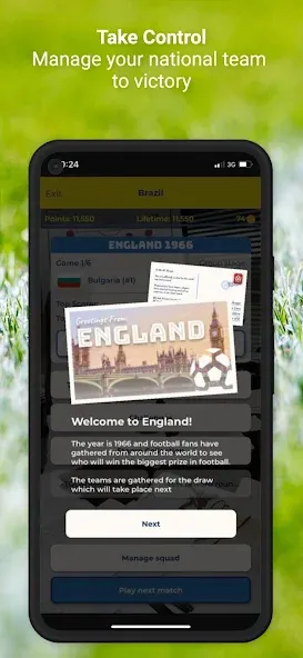 International Football Manager (Интернациональный футбольный менеджер) [МОД Все открыто] APK Android Screenshot 4