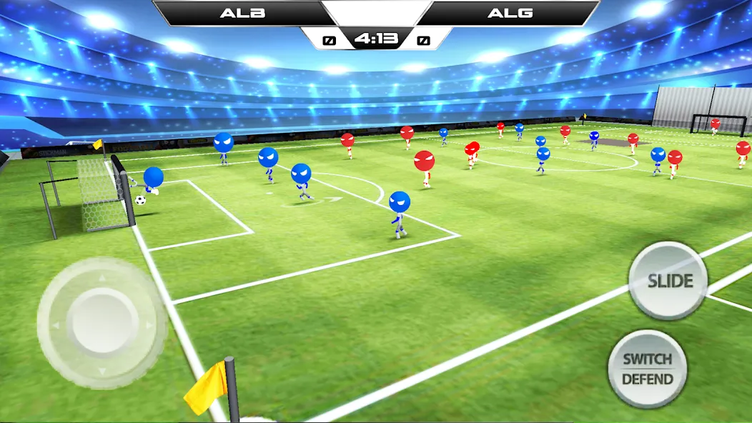 Stickman Soccer Football Game [МОД Premium] APK Android Screenshot 2