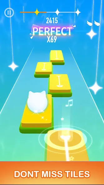 Dancing Cats - Cute Music Game (Дансинг Кэтс) [МОД Unlocked] APK Android Screenshot 2