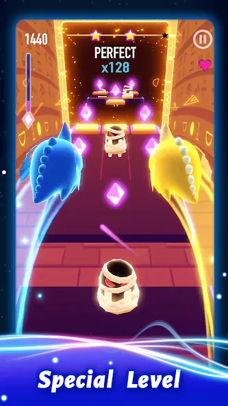 Rolling Twins: Music Ball Rush (Роллинг Твинс) [МОД Бесконечные монеты] APK Android Screenshot 1