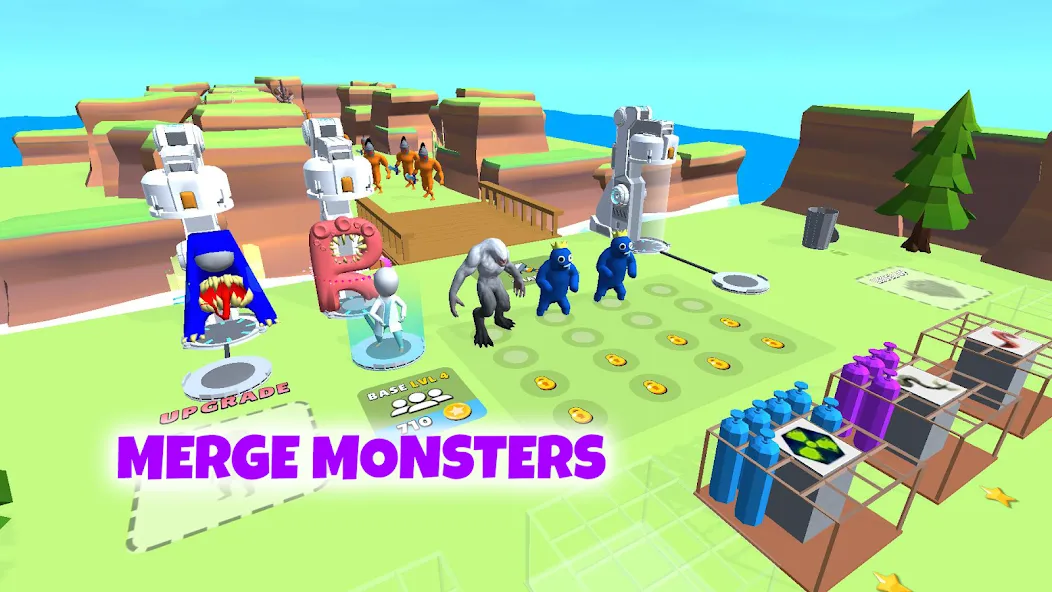 Grimace monster playground (Батл Плейграунд Монстерс) [МОД Premium] APK Android Screenshot 2