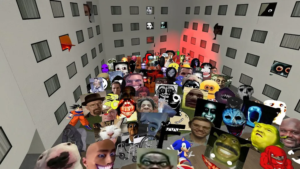 Nextbots In Backrooms: Shooter (Некстботс в комнатах позади) [МОД Premium] APK Android Screenshot 4