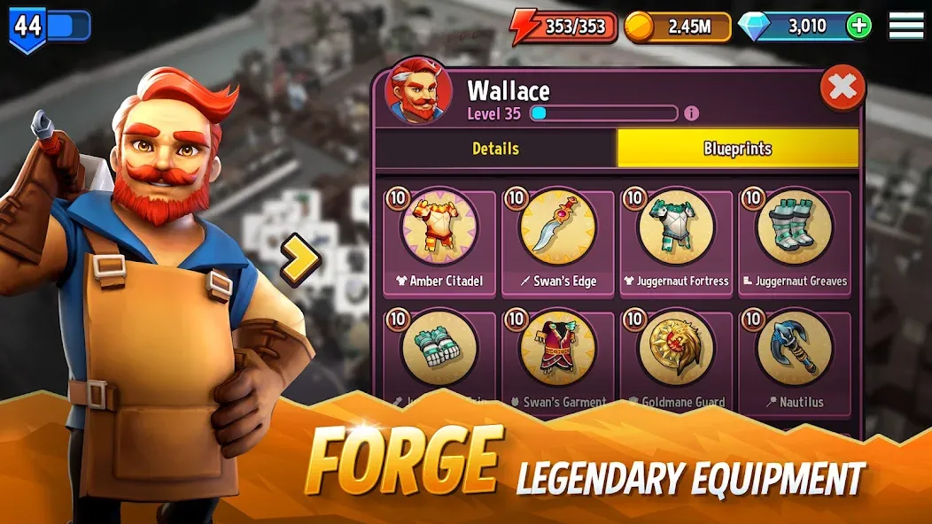 Shop Titans: RPG Idle Tycoon (Шоп Тайтанс) [МОД Меню] APK Android Screenshot 2