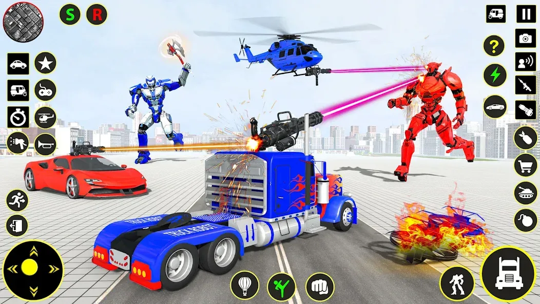 Truck Game - Car Robot Games [МОД Меню] APK Android Screenshot 2