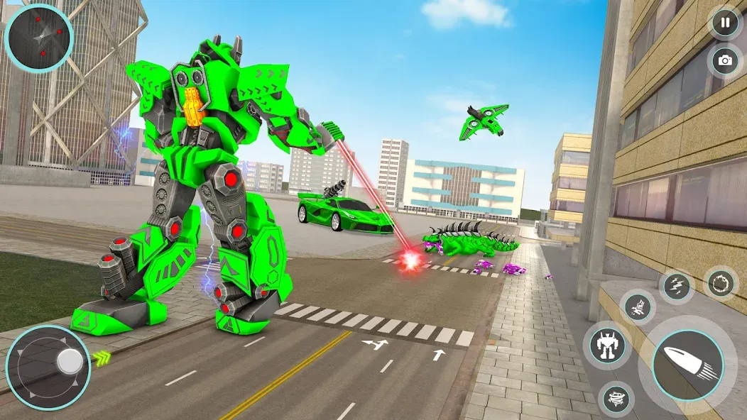 Crocodile Animal Robot Games [МОД Меню] APK Android Screenshot 3