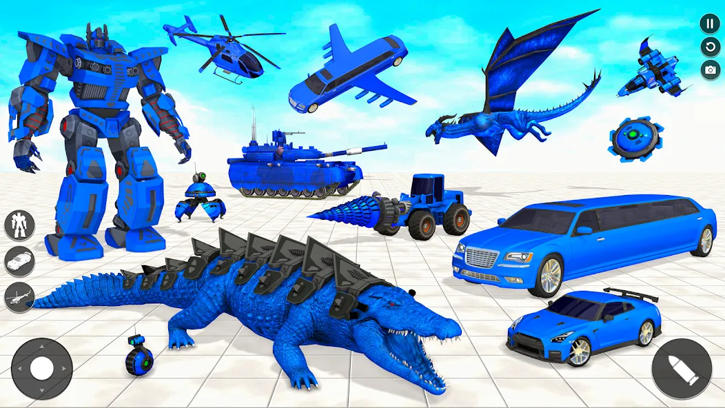 Crocodile Animal Robot Games [МОД Меню] APK Android Screenshot 5
