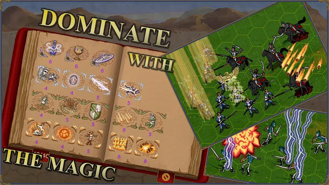 Heroes of Might: Magic arena 3 [МОД Mega Pack] APK Android Screenshot 2