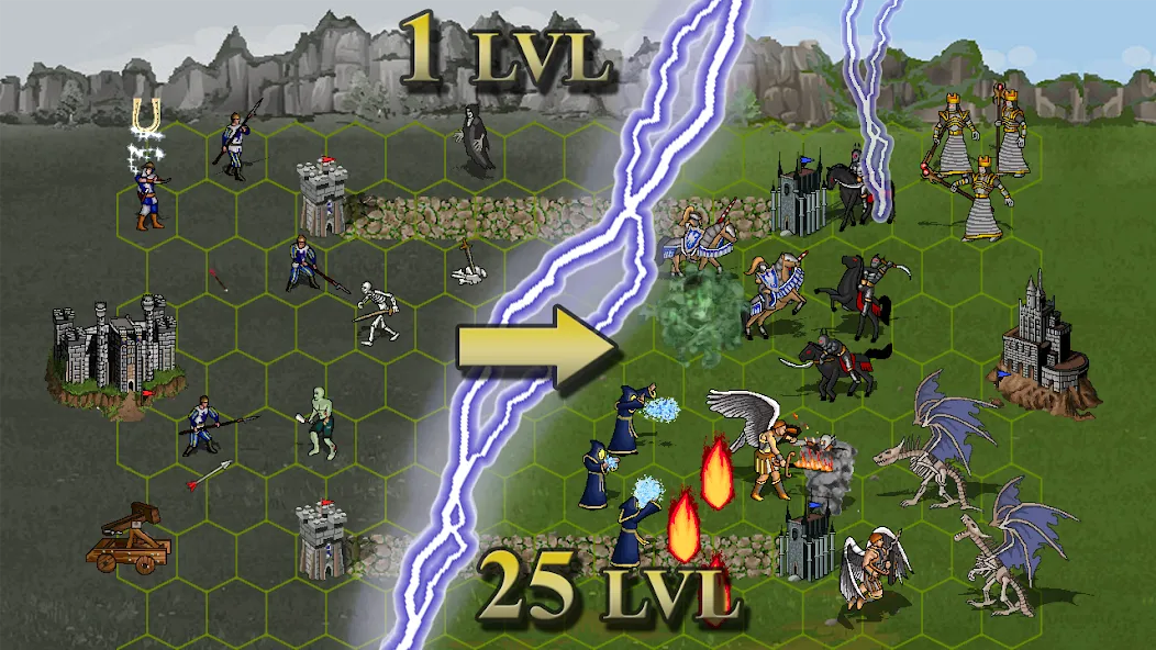 Heroes of Might: Magic arena 3 [МОД Mega Pack] APK Android Screenshot 4