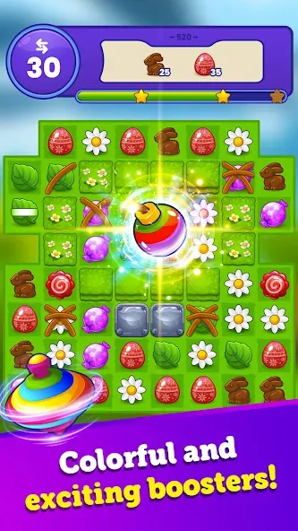Easter Magic - Match 3 Game (Истер Мэджик) [МОД Много денег] APK Android Screenshot 2
