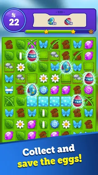 Easter Magic - Match 3 Game (Истер Мэджик) [МОД Много денег] APK Android Screenshot 3